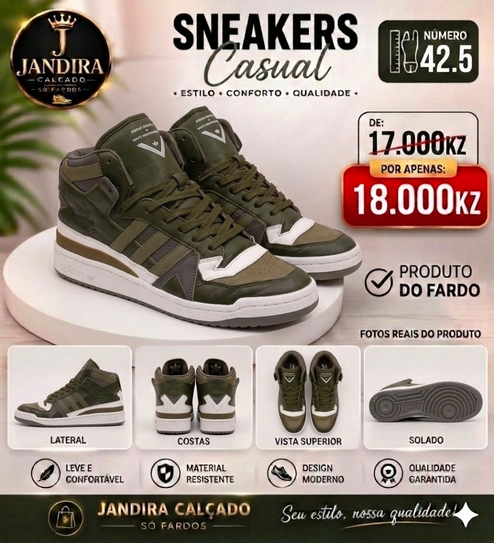 Adidas Estilo bota cor verde