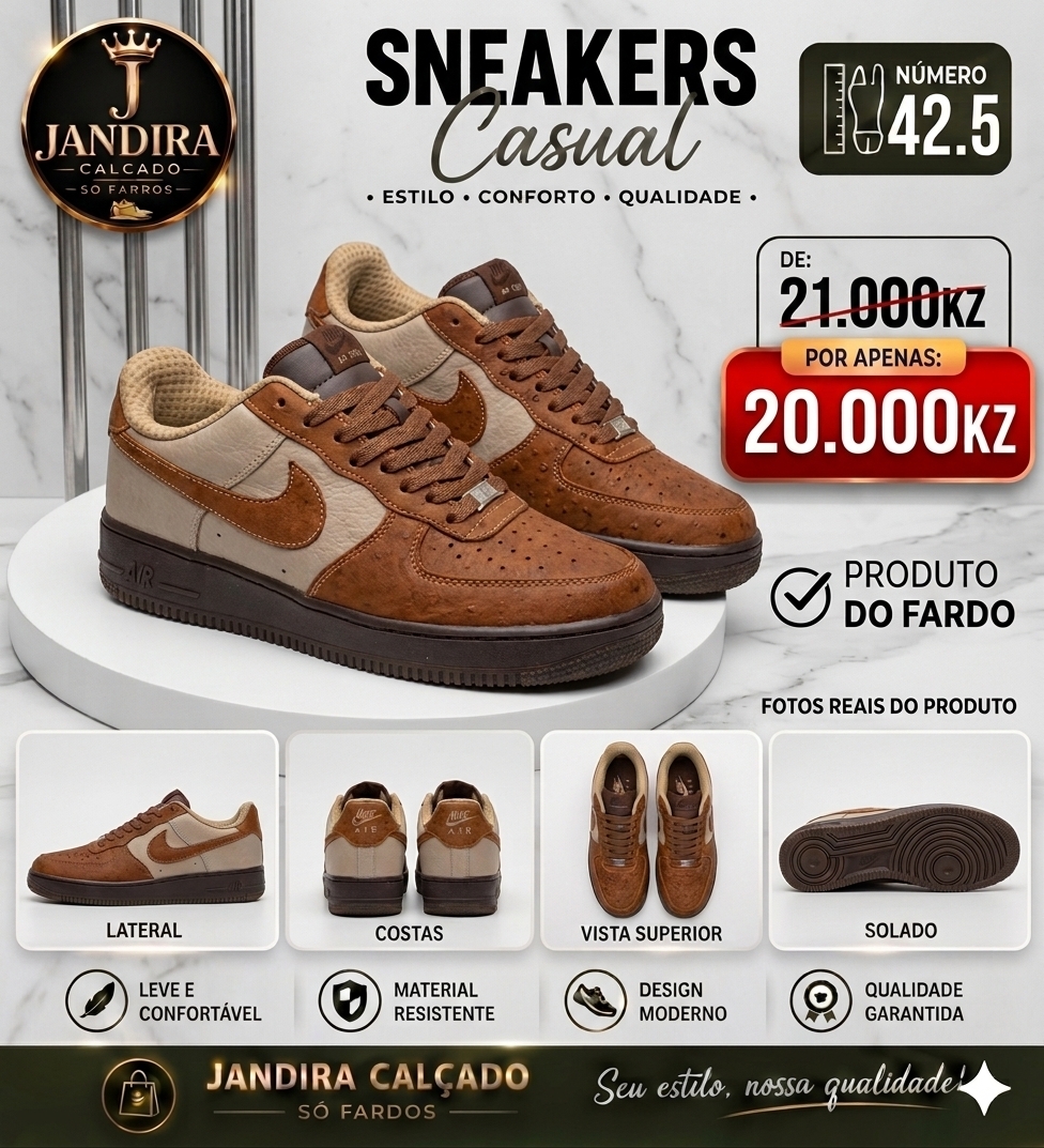 NIKE rasa de cor castanho e cinsa
